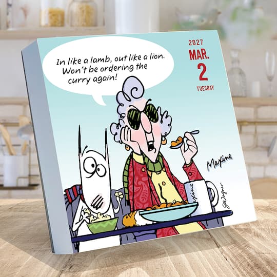 2027 Maxine Daily Desktop Calendar